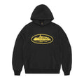 Corteiz Alcatraz Hoodie V2 Black/Yellow – hlavní pohled | Purekickz