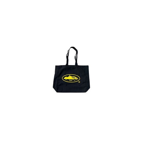 Corteiz Alcatraz Tote Bag Black Yellow – hlavní pohled | Purekickz
