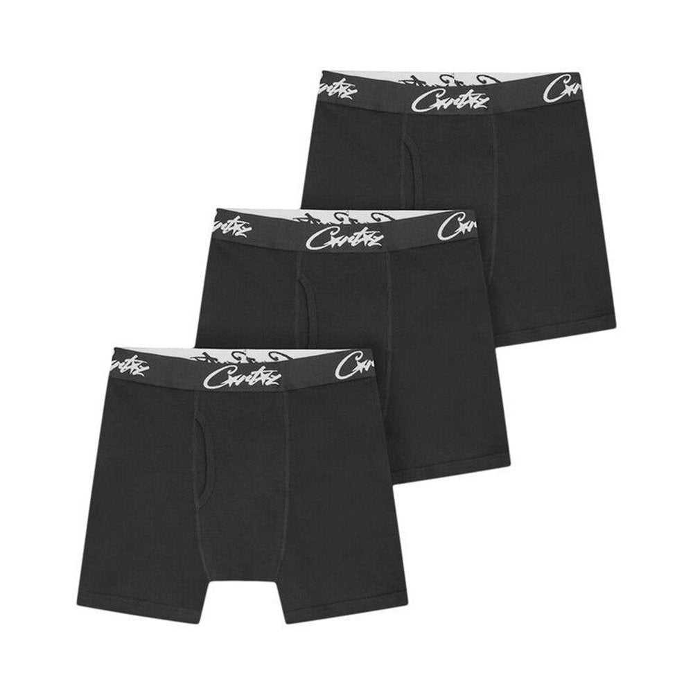 Corteiz Allstarz Boxers (3 Pack) Black