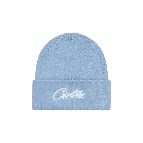 Corteiz Allstarz Folded Beanie Baby Blue – hlavní pohled | Purekickz