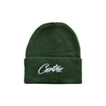 Corteiz Allstarz Folded Beanie Green