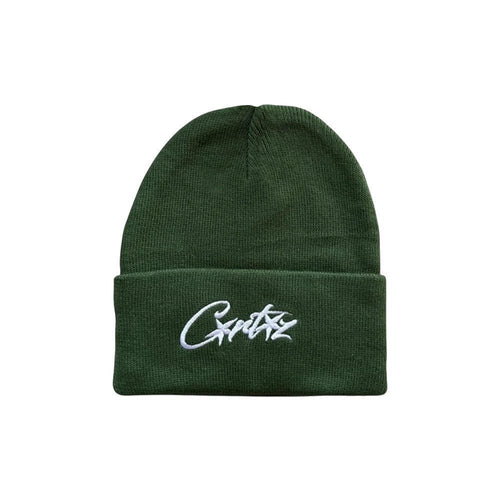 Corteiz Allstarz Folded Beanie Green – hlavní pohled | Purekickz