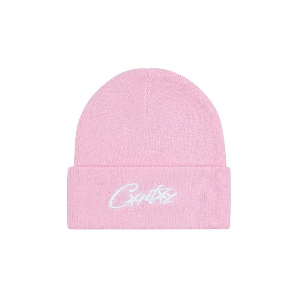 Corteiz Allstarz Folded Beanie Pink