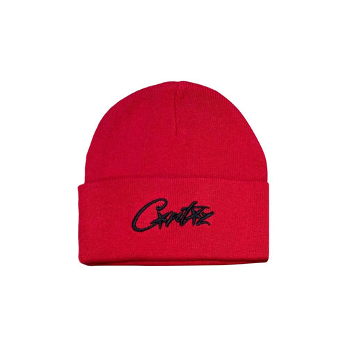 Corteiz Allstarz Folded Beanie Red – hlavní pohled | Purekickz