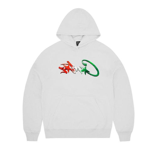 Corteiz Allstarz Italia Hoodie White – hlavní pohled | Purekickz