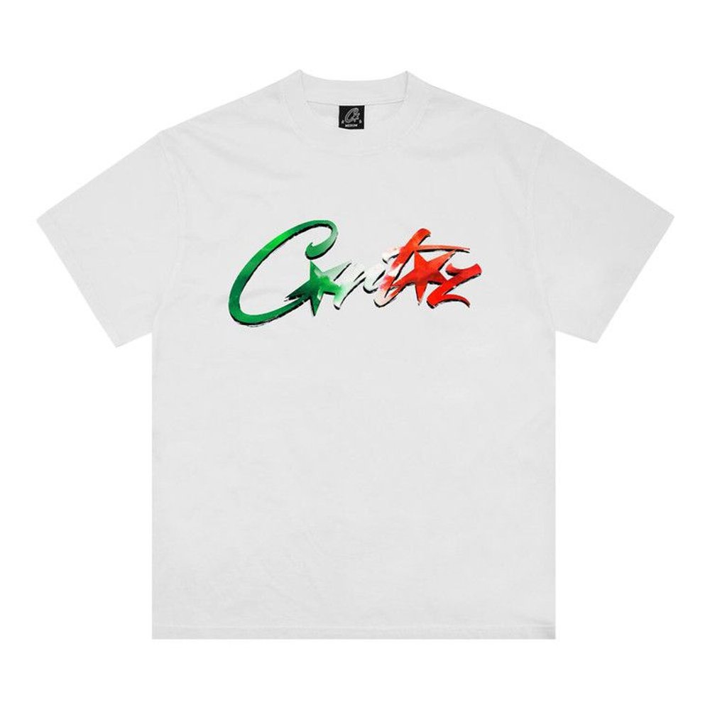 Corteiz Allstarz Italia Tee White – hlavní pohled | Purekickz