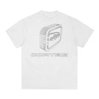 Corteiz Blueprint Tee White – boční pohled | Purekickz