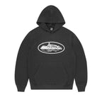 Corteiz CRTZ Alcatraz Hoodie Black – boční pohled | Purekickz