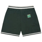 Corteiz Deala Knit Shorts Forest Green – boční pohled | Purekickz