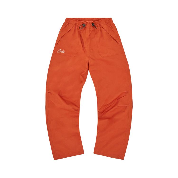 Corteiz Gutta Waterproof Bottoms Burnt Orange – hlavní pohled | Purekickz