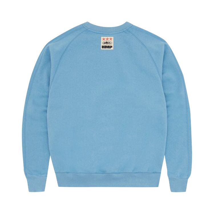 Corteiz HMP V2 Sweatshirt Baby Blue – boční pohled | Purekickz