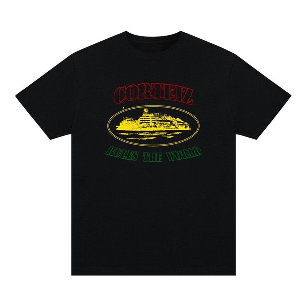 Corteiz Irie Alcatraz Tee Black – hlavní pohled | Purekickz