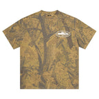 Corteiz Island Puff Print Tee Forest Camo – hlavní pohled | Purekickz