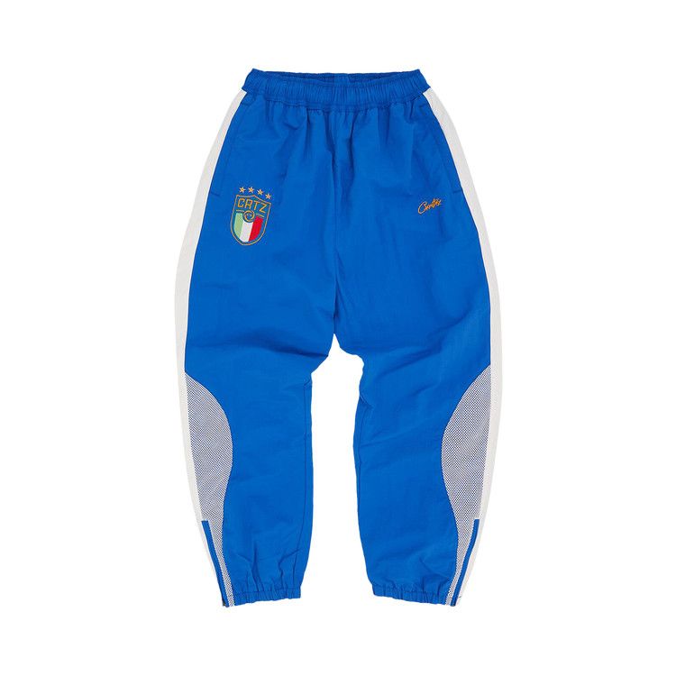 Corteiz Italia Shuku Pant Blue/White – hlavní pohled | Purekickz