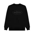 Corteiz OG Alcatraz Sweatshirt Triple Black – hlavní pohled | Purekickz