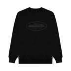 Corteiz OG Alcatraz Sweatshirt Triple Black – hlavní pohled | Purekickz