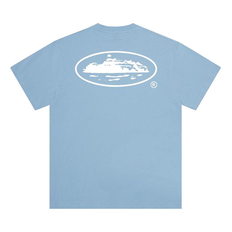 Corteiz OG Island Tee Baby Blue – hlavní pohled | Purekickz