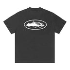 Corteiz OG Island Tee Black – boční pohled | Purekickz