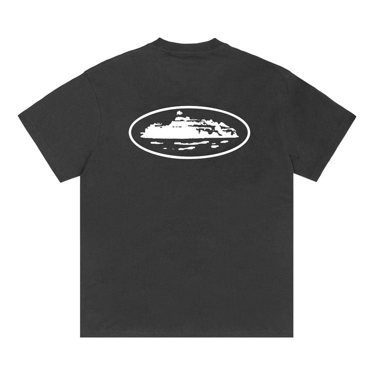 Corteiz OG Island Tee Black – boční pohled | Purekickz