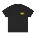 Corteiz OG Island Tee Black/Yellow – hlavní pohled | Purekickz