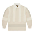 Corteiz Panel Strpez Rugby Shirt Cream – hlavní pohled | Purekickz