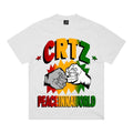 Corteiz Peaceinnaworld Tee White – hlavní pohled | Purekickz