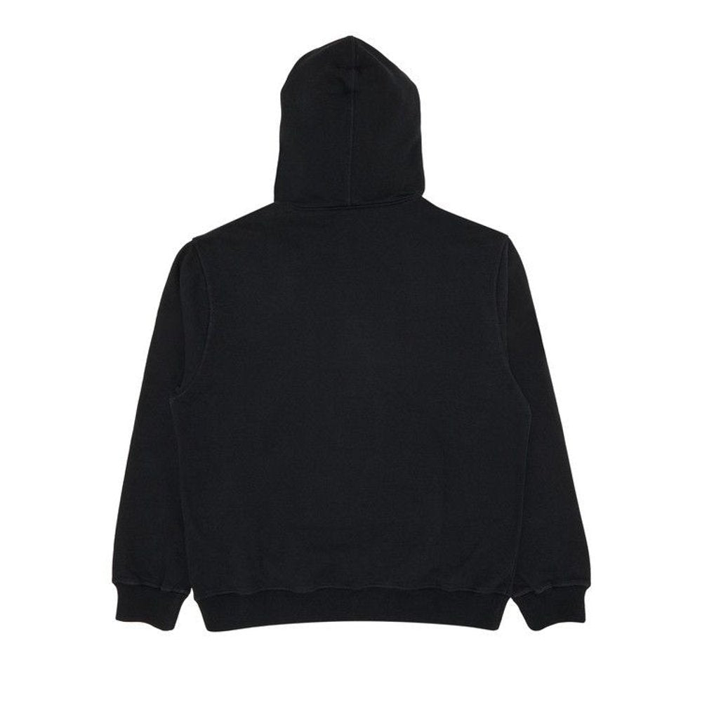 Corteiz Satin C Star Appliqué Hoodie Black – boční pohled | Purekickz