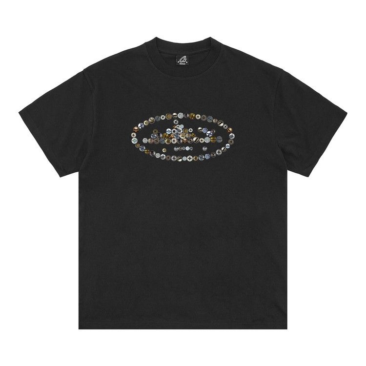 Corteiz Screws Island Tee Black – hlavní pohled | Purekickz