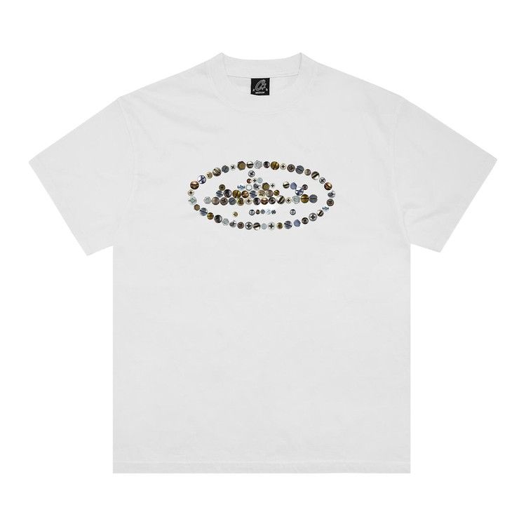 Corteiz Screws Island Tee White – hlavní pohled | Purekickz