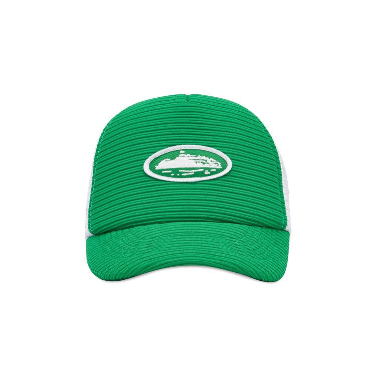 Corteiz Short Peak Trucker Hat Green – hlavní pohled | Purekickz