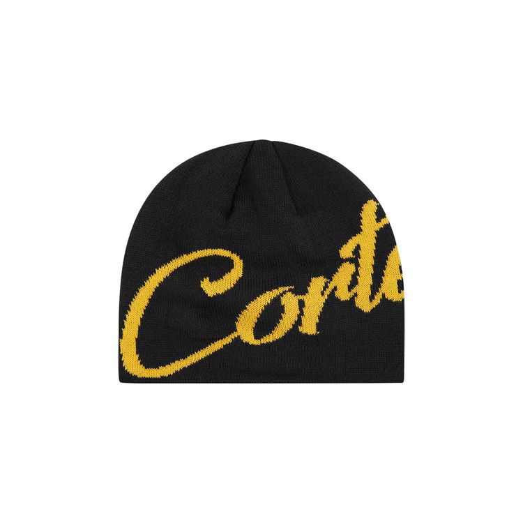 Corteiz Strike Skully Black/Yellow – hlavní pohled | Purekickz