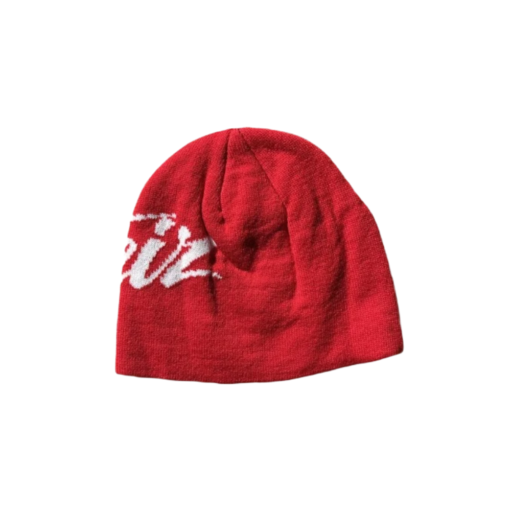 Corteiz Strike Skully Red – boční pohled | Purekickz