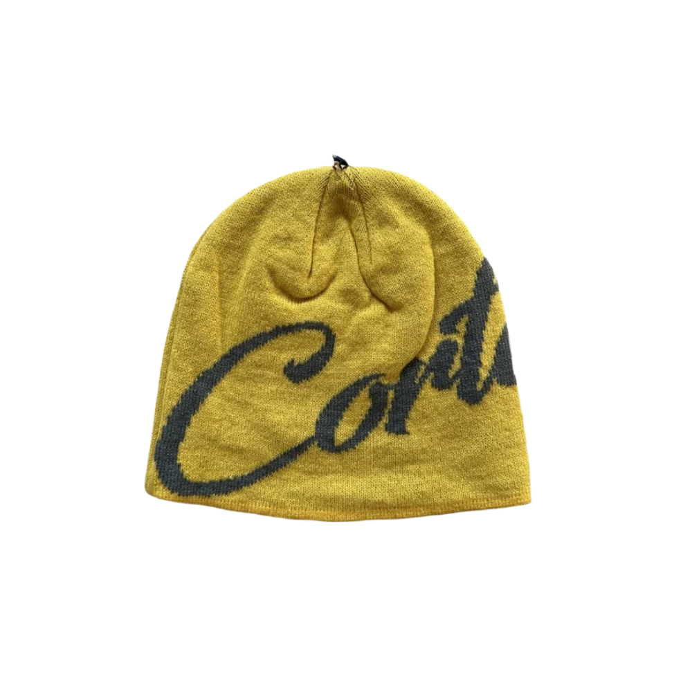Corteiz Strike Skully Yellow/Grey – hlavní pohled | Purekickz