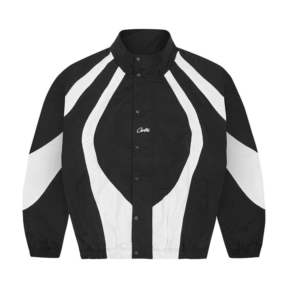 Corteiz Vertigo Shuku Jacket Black White – hlavní pohled | Purekickz