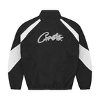 Corteiz Vertigo Shuku Jacket Black White – boční pohled | Purekickz