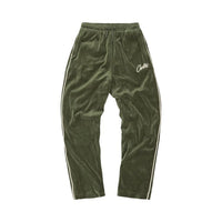 Corteiz VVS Velour Bottoms Green – hlavní pohled | Purekickz