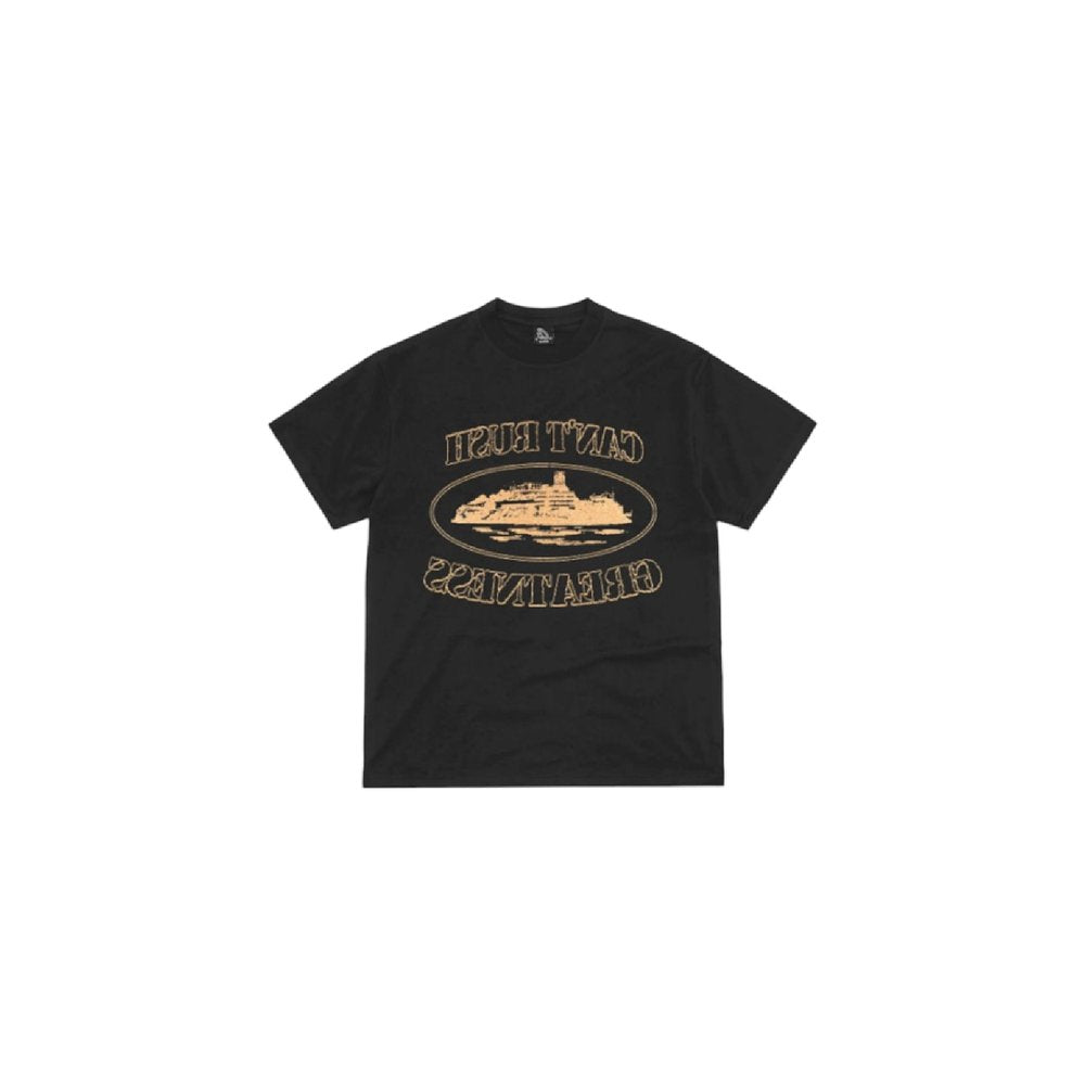 Corteiz X Cental Cee Cant Rush Greatness Tee Black