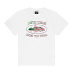 Corteiz X Denim Tears Cortears Og Alcatraz Tee White – hlavní pohled | Purekickz