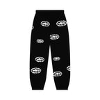 Corteiz x Denim Tears Island Wreath Sweatpant Black – boční pohled | Purekickz