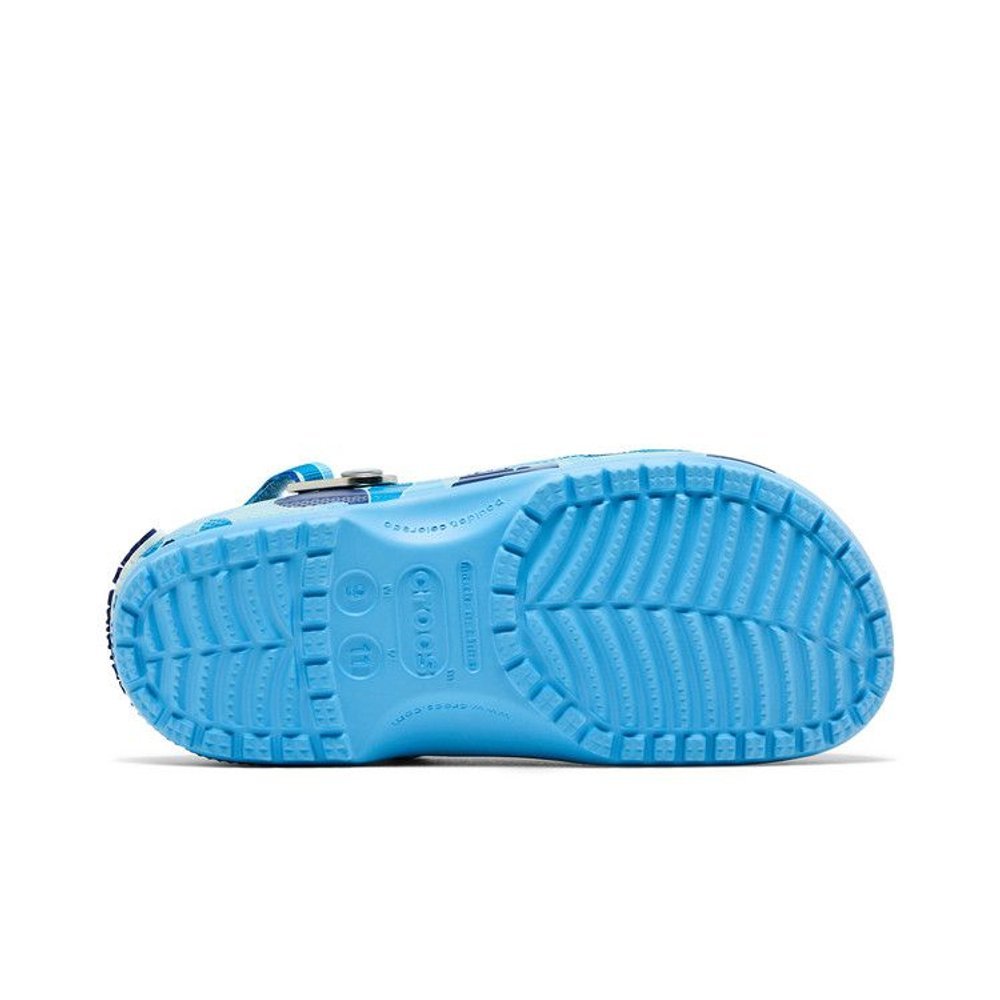 Crocs Classic Clog A Bathing Ape ABC Camo Blue – zadní pohled | Purekickz