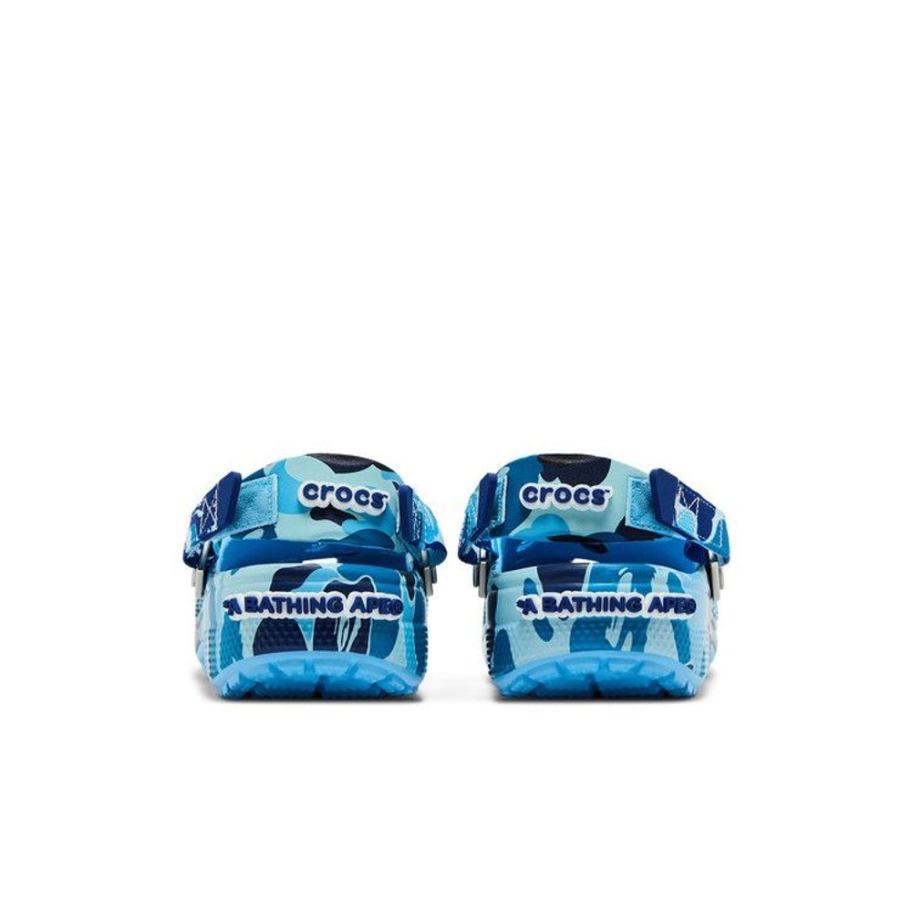 Crocs Classic Clog A Bathing Ape ABC Camo Blue – podrážka | Purekickz