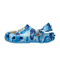 Crocs Classic Clog A Bathing Ape ABC Camo Blue (Kids) – hlavní pohled | Purekickz