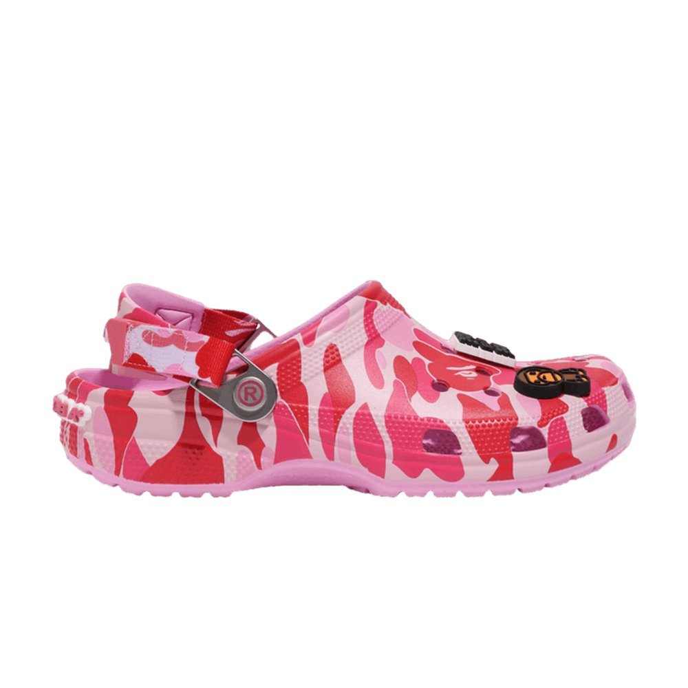 Crocs Classic Clog A Bathing Ape ABC Camo Pink