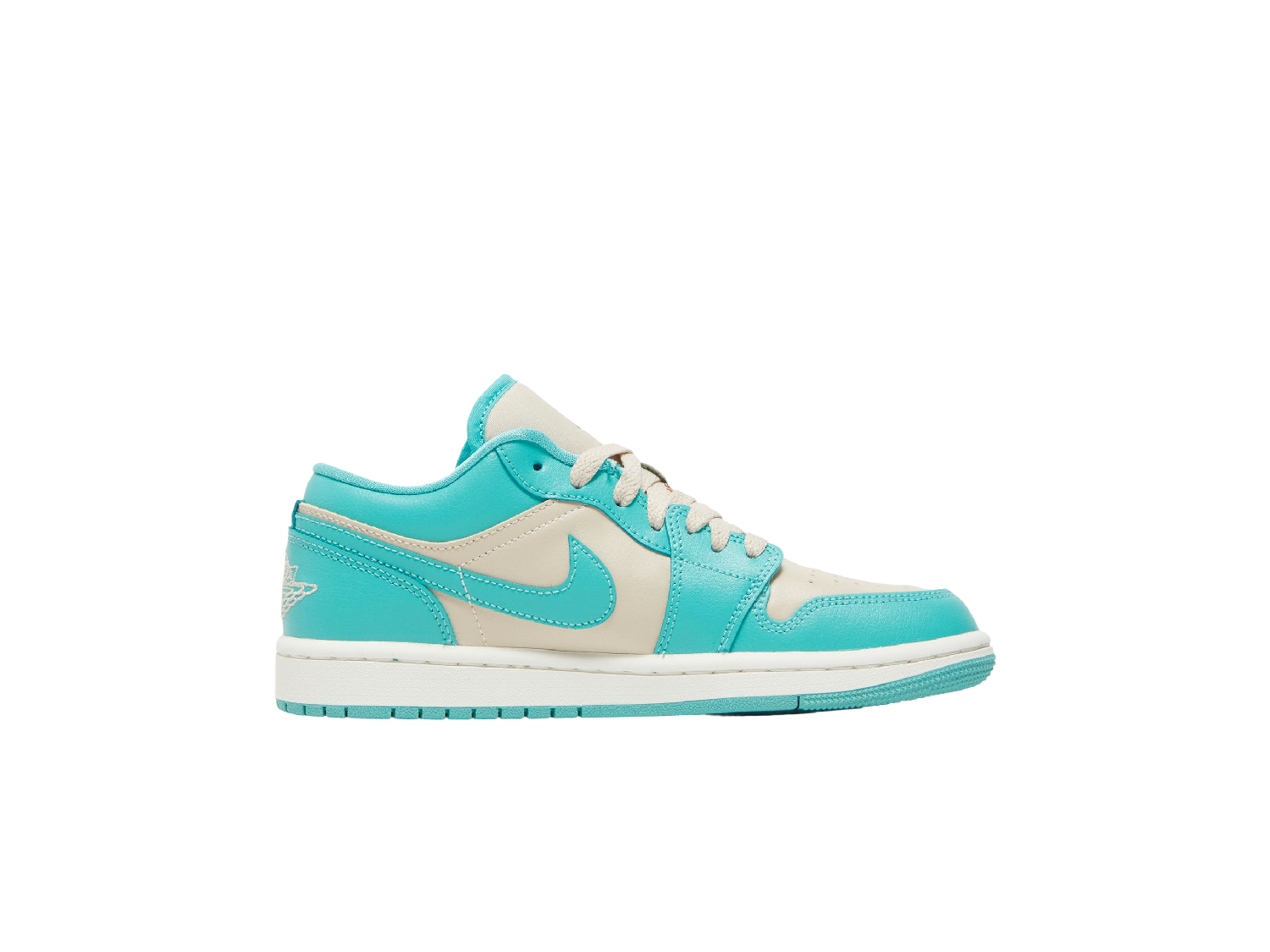 Wmns Air Jordan 1 Low 'Tropical Teal Sandy Beige'