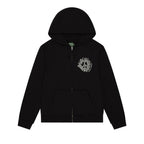 Denim Tears Denim University Zip Hoodie Black – hlavní pohled | Purekickz