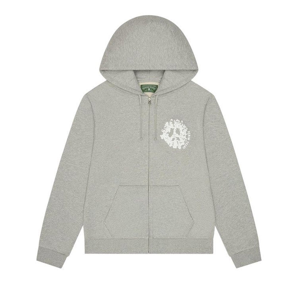 Denim Tears Denim University Zip Hoodie Grey – hlavní pohled | Purekickz