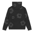 Denim Tears Mono Wreath Hoodie Black – boční pohled | Purekickz