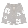 Denim Tears The Cotton Wreath Shorts Grey – hlavní pohled | Purekickz