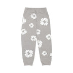 Denim Tears The Cotton Wreath Sweatpants Grey – boční pohled | Purekickz