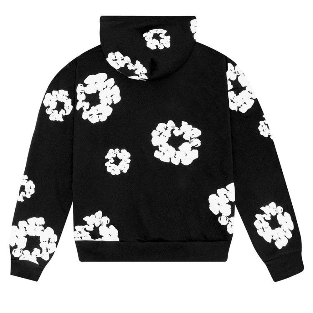 Denim Tears The Cotton Wreath Sweatshirt Black – boční pohled | Purekickz